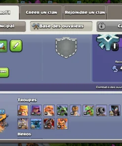 Vendre compte clash of clans