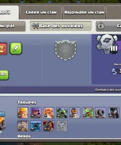 Vendre compte clash of clans