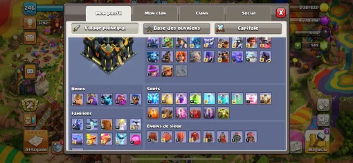 Vendre compte clash of clans