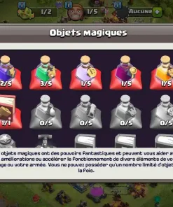 Vendre compte clash of clans