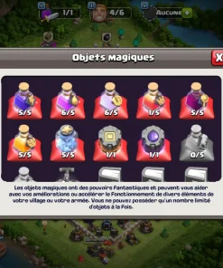 Vendre compte clash of clans