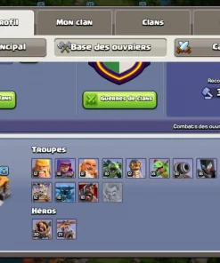 Vendre compte clash of clans