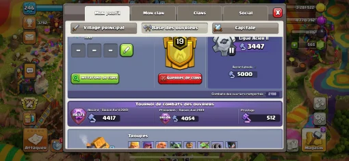 Vendre compte clash of clans