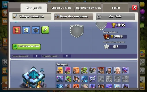 Vendre compte coc