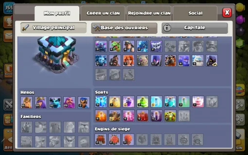 Vendre compte coc