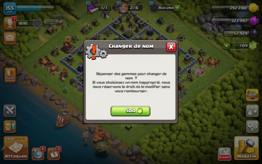 Vendre compte coc