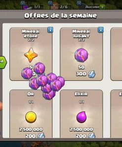 Vendre compte coc
