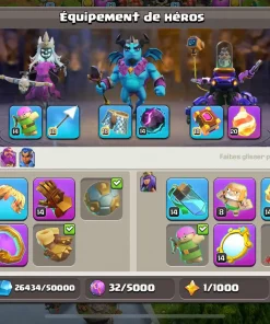 Achat compte COC