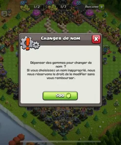 Achat compte COC
