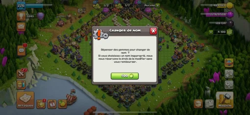 Achat compte COC