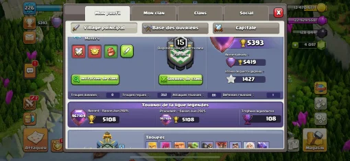 Achat compte COC