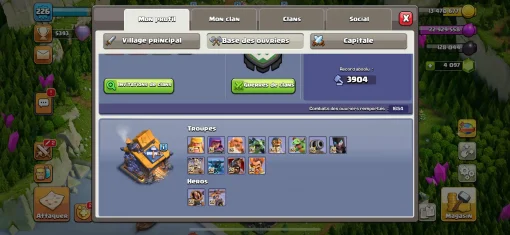 Achat compte COC