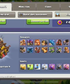 Achat compte COC