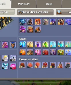 Achat compte clans of clans buy clash of clans account
