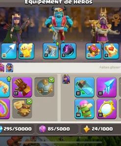 Achat compte clans of clans buy clash of clans account