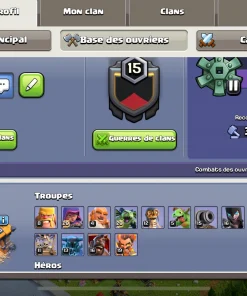 Achat compte clans of clans buy clash of clans account