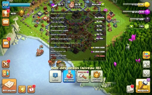 Achat compte clash of clans