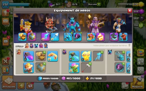 Achat compte clash of clans