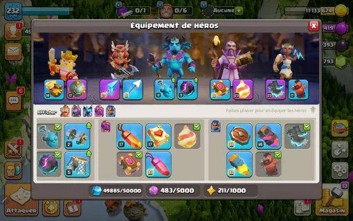 Achat compte clash of clans