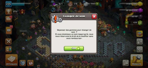 Achat compte clash of clans