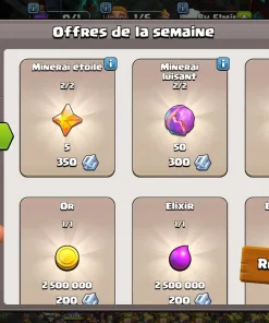 Achat compte clash of clans