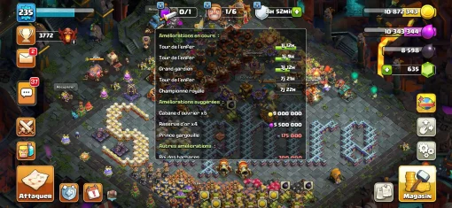 Achat compte clash of clans
