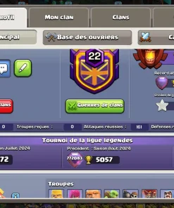 Achat compte clash of clans
