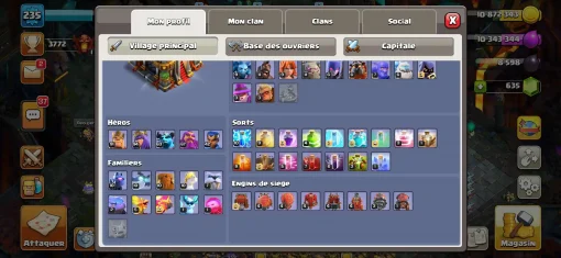 Achat compte clash of clans