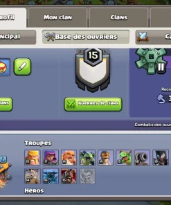 Achat compte clash of clans
