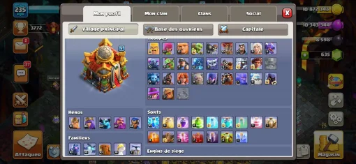 Achat compte clash of clans