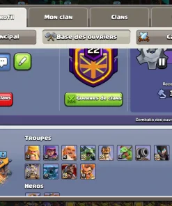 Achat compte clash of clans