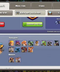 Achat compte clash of clans