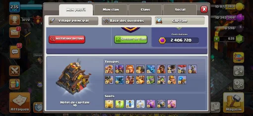 Achat compte clash of clans