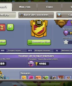 Achat compte clash of clans vendre compte clash of clans