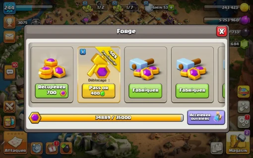 Achat compte coc