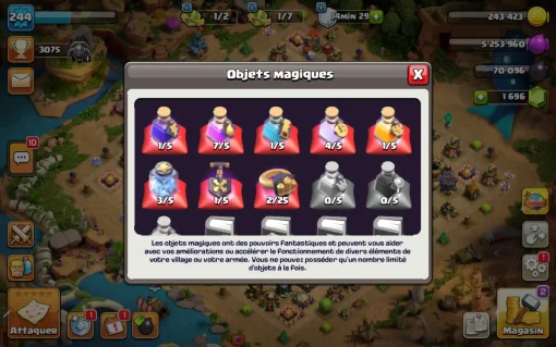 Achat compte coc