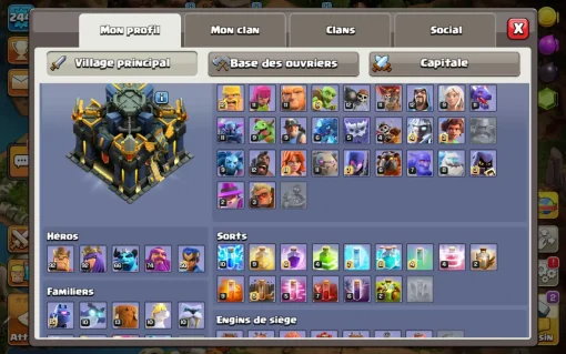 Achat compte coc