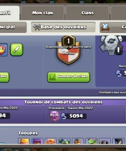 Achat compte coc
