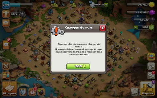 Achat compte coc