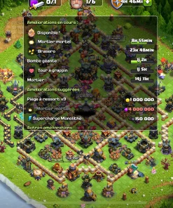 Acheter compte clash of clans