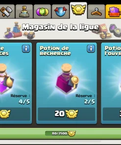 Acheter compte clash of clans