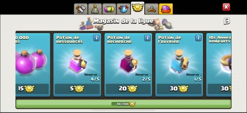 Acheter compte clash of clans