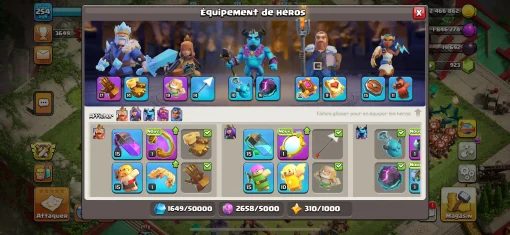 Acheter compte clash of clans