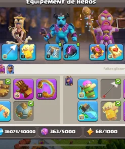 Acheter compte clash of clans