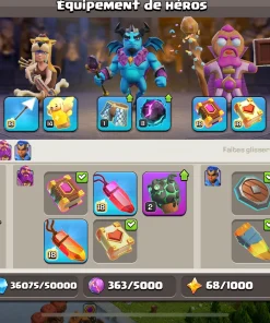 Acheter compte clash of clans