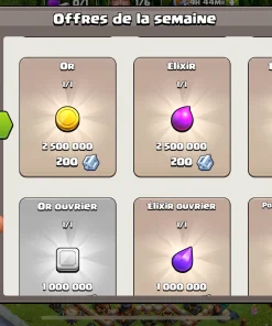 Acheter compte clash of clans
