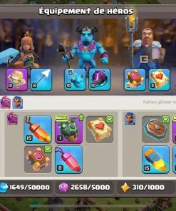 Acheter compte clash of clans