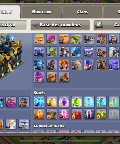 Acheter compte clash of clans