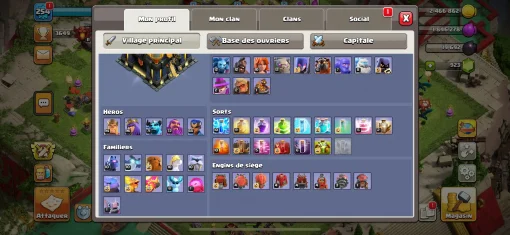 Acheter compte clash of clans