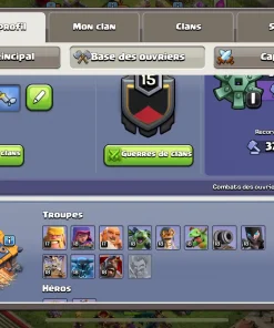 Acheter compte clash of clans